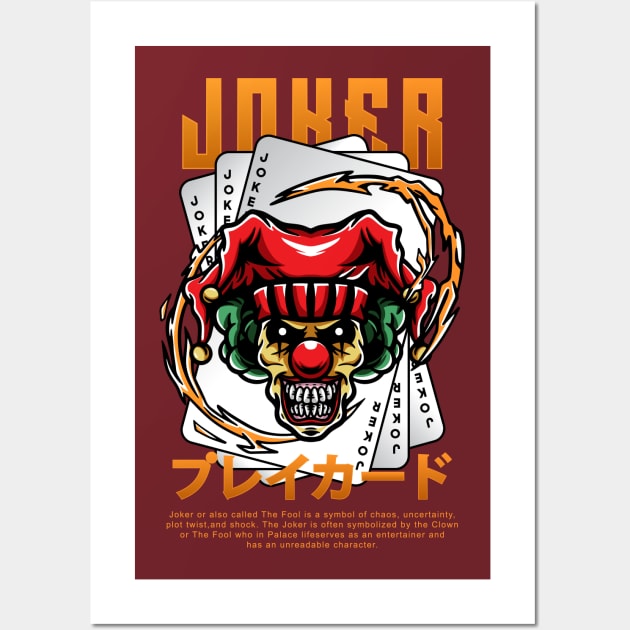 Joker Wall Art by Styleinshirts